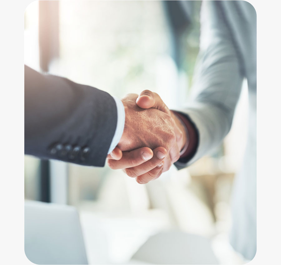 Business handshake image